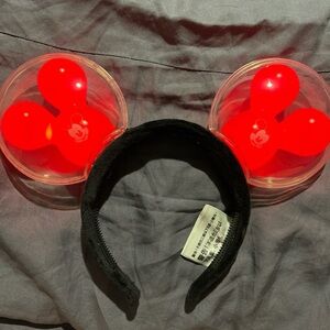 Red Mickey Mouse Ears Headband